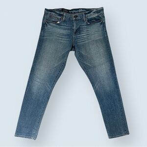 J. Crew Medium Wash Toothpick Ankle Jeans (Size 32)